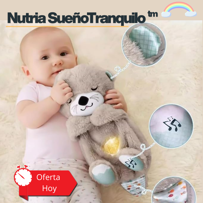 NUTRIA SUEÑO TRANQUILO ™  Peluche que late como un corazón real