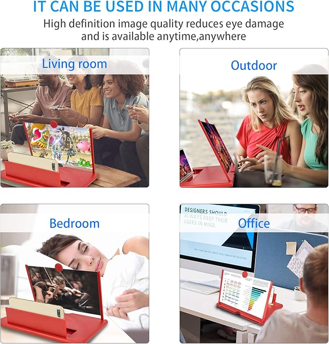 MAXIVIEWSCREEN™       Amplificador  Pantalla Portatil