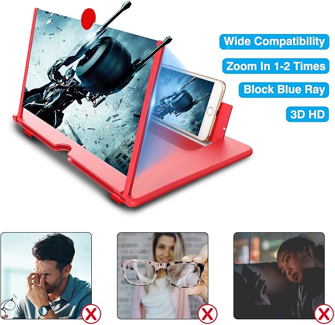 MAXIVIEWSCREEN™       Amplificador  Pantalla Portatil